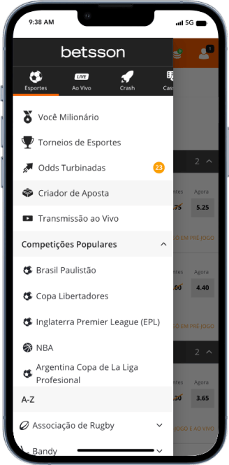 menu betsson